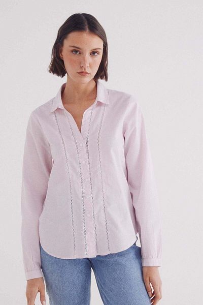 Springfield Lace Insert Shirt