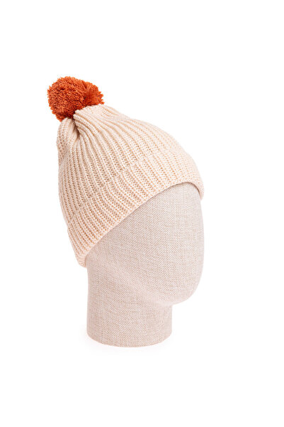 ebebek Hello Baby HelloBaby Renkli Ponpon Triko Kız Bere Kız Bebek