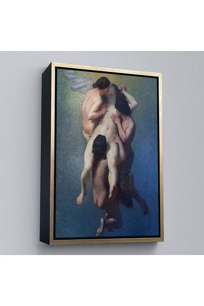 Harita Sepeti Никола Франсоа Октав Тасар, La Femme Damnée (1859) Класически платно с кафява рамка