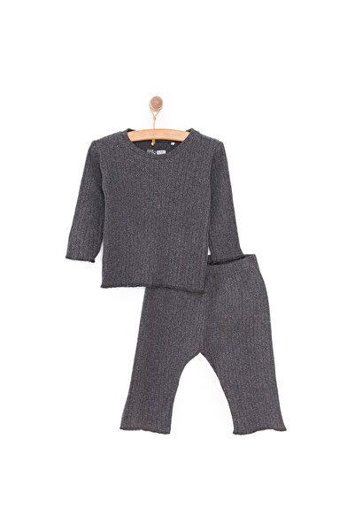 ebebek Hello Baby HelloBaby Kaşkorse Uzun Kol Pijama Takımı Erkek Bebek