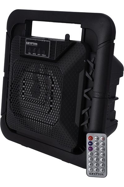 erorex مكبر صوت حفلات محمول وقابل لإعادة الشحن Knms5197 مزود بخاصية البلوتوث وTWS وراديو FM لاسلكي