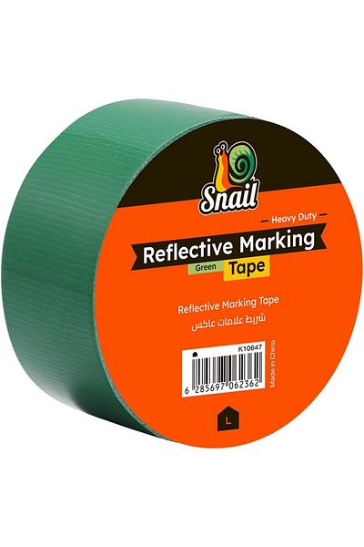 erorex Snail Heavy Duty Reflective Marking Tape Green Adhesive Backing For Ductwork Heavy Duty Duct Tape