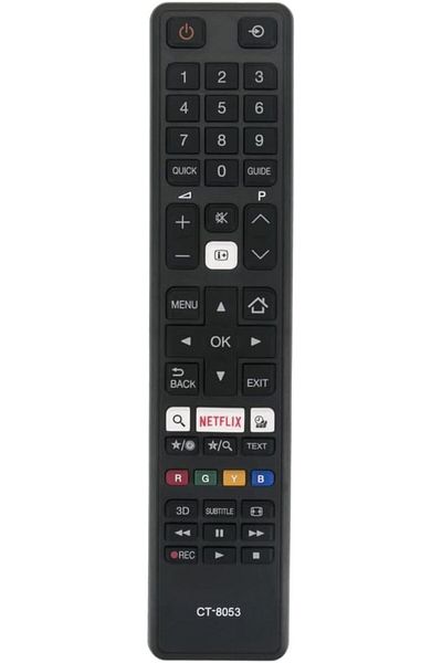 erorex جهاز تحكم عن بعد بديل Rc7010Q مناسب لتلفزيون Quasar LED عالي الوضوح Sq240W Sq3204 Sq5003 Sq3202 Sq5002