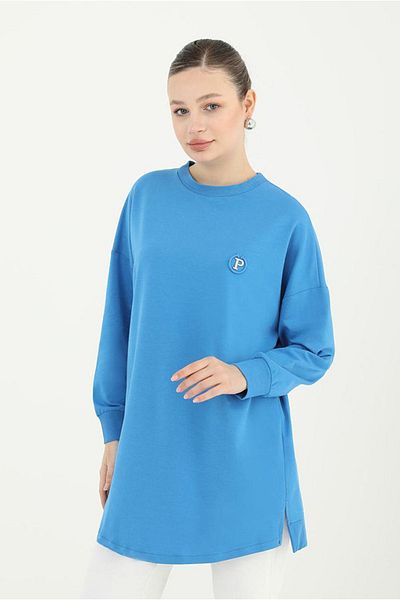 Moda Rosa 24Y4355 - BLUE- PUANE RELAX TUNIC