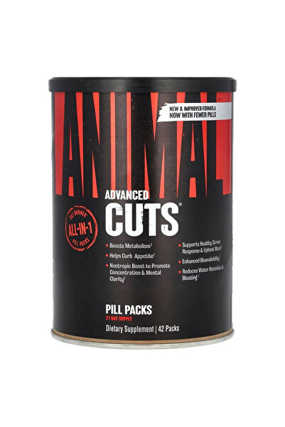 Animal Universal Nutrition Animal Cuts Ripped Fat Burner Peeled Thermogenic P...