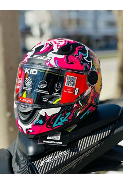 LS2 KID CYBERG MAT MOR ÇOCUK KASK