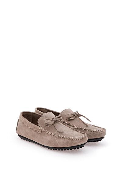 Pierre Cardin Beige Rubber Sole 100% Leather Loafer Shoes 50310192-Vr011