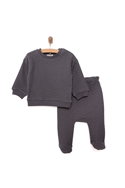 ebebek Hello Baby HelloBaby Yenidoğan Kapitone Sweatshirt-Patikli Alt 2li Tak...