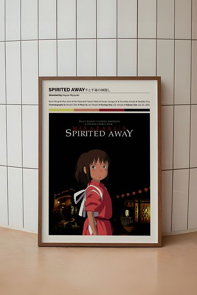 House Gorgeous Poster fără cadru cu design de film Spirited Away