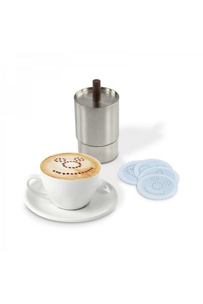 ILSA Stainless steel drink decorator with 4 molds