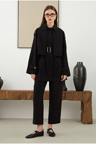 HEQA Чорні штани