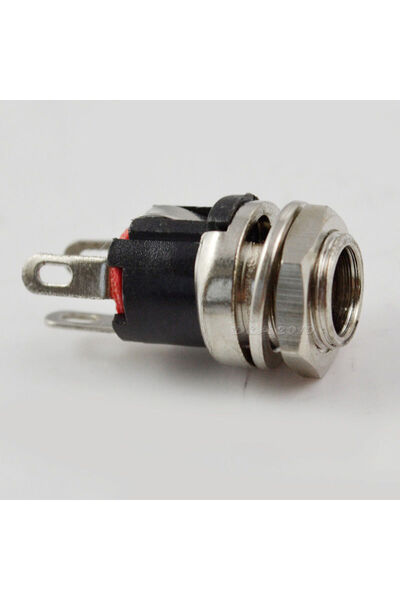 Mykablo Panel Tipi Metal Dişi Dc Barrel Jack - Önden Somunlu