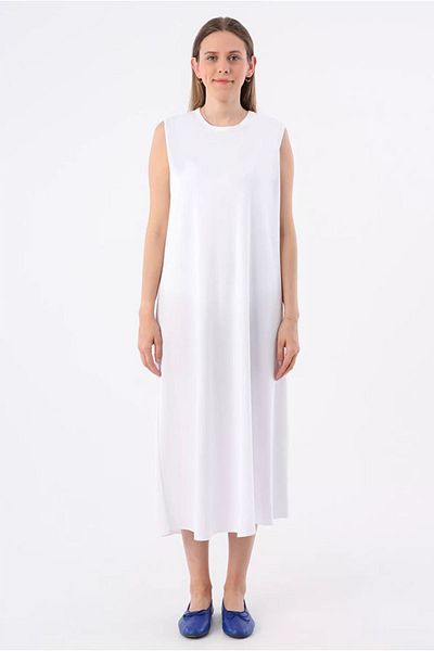 Moda Rosa 24Y5202 - WHITE - LONG DRESS LINING