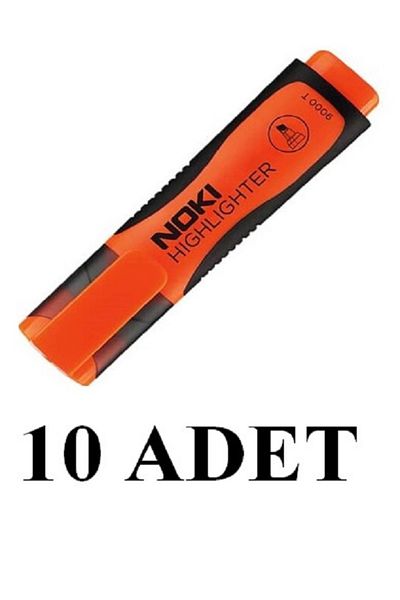 Noki 10 Orange Highlighter 9000 Pens