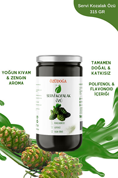 Özüdoğa %100 Doğal Servi Kozalak Özü – Katkısız & Yoğun Kıvamlı Servi Kozalağı
