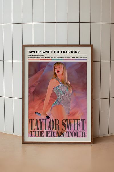 House Gorgeous Αφίσα Taylor Swift The Eras Tour με σχέδιο ταινίας χωρίς πλαίσιο