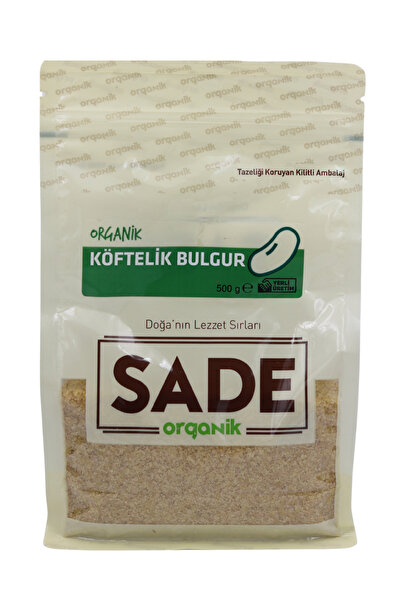 Sade Organik Köftelik Bulgur 500 Gr