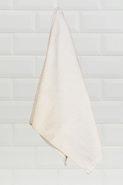 EVTEKS Cream Colored 100% Cotton Hand and Face TowEl - 50x90cm