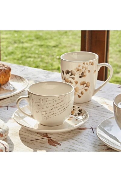 Tognana Set of 6 coffee or tea cups, Poesia, 220 ml