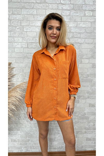 NxK Kadın Kadife Gömlek