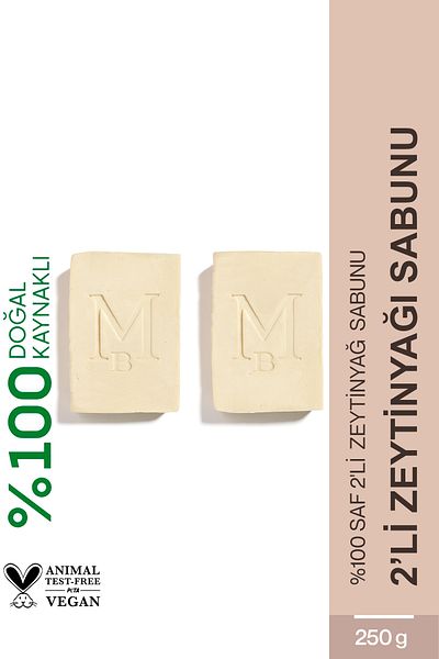 MİSBAHÇE Olive Oil Soap 2X250 Gr