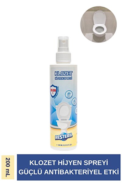 Resteril Tuvalet Temizleyici Klozet Temizleyici Klozet Dezenfektanı Tuvalet Koku Giderici Sprey 200ml
