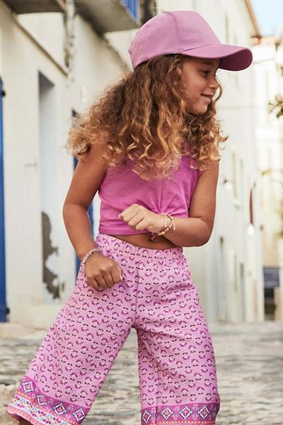 MAYORAL Pink Floral Pants Set