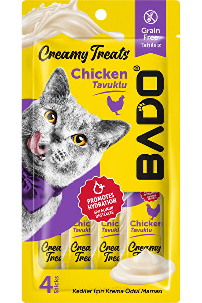 Bado Kedi Krema Ödül Maması Tavuklu 4'lü