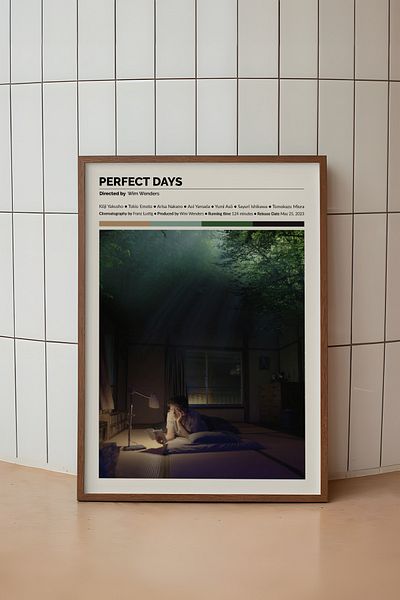 House Gorgeous Poster fără cadru cu design de film Perfect Days
