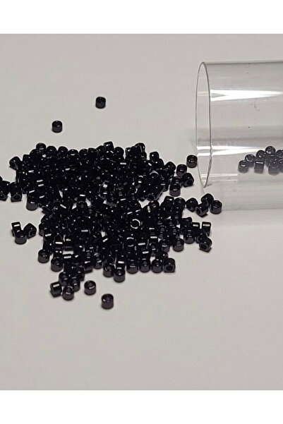 SESİKA HOBİ Оригінальні намистини Miyuki Delica 11/00 № 40 Чорні 2 грами