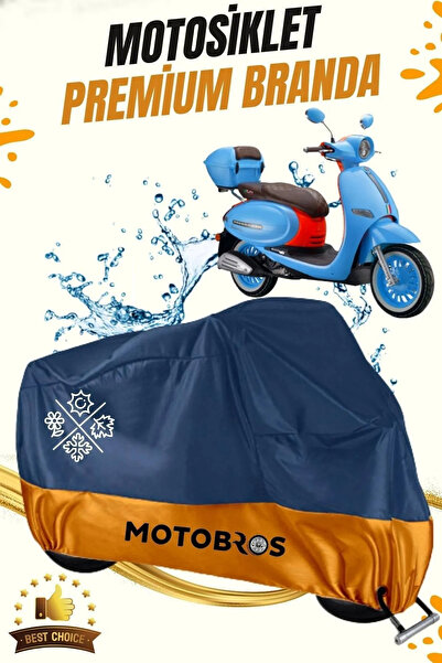 Motobros Motosiklet Arora Cappucino Uyumlu Lüx Premium Paraşüt Kumaşı Branda Su Geçirmez