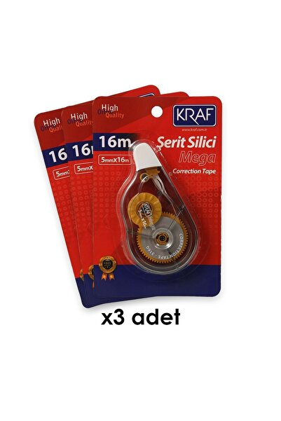 KRAF Mega Şerit Silici (Daksil)  5mm x 16m - 3 Adet