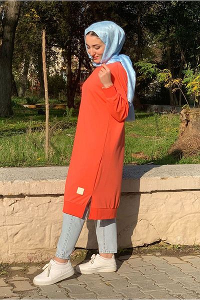 Moda Rosa 24k36450 - Coral - Soul Puane Long Sweat