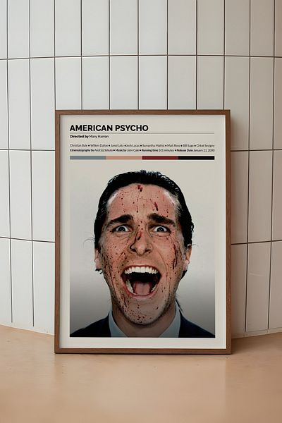 House Gorgeous Poster fără încadrare cu design de film American Psycho