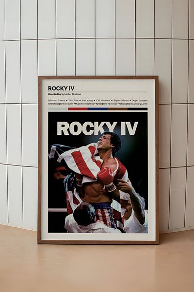 House Gorgeous Poster fără rame cu design de film Rocky IV