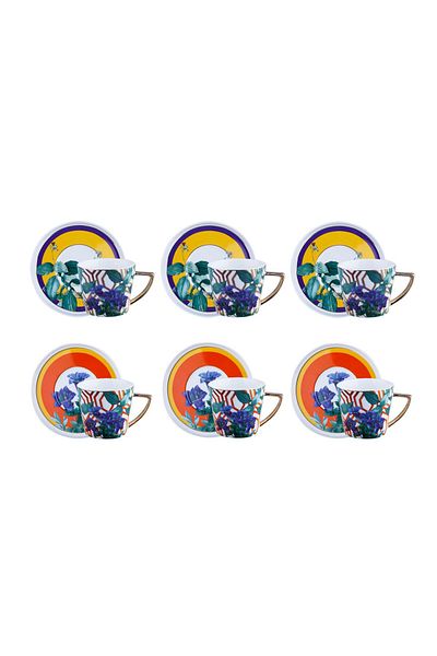 Lucky Art Luckyart Marian 6-Piece Bone Tea Cup Set