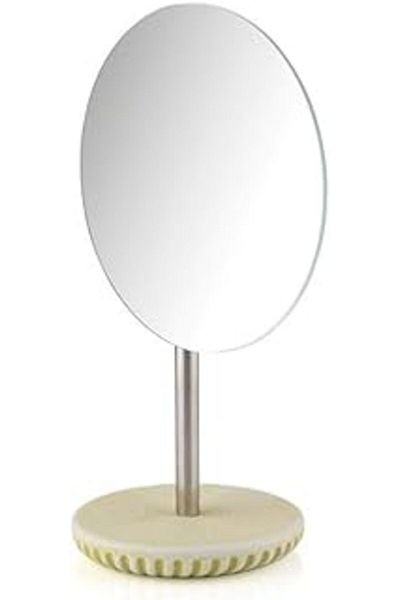 Mu Art Ahşap Porio cream colored mirror