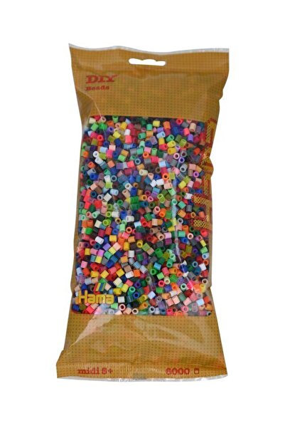 Hama Μίντι Χάντζες 6.000 τεμαχίων - 48 Χρώματα
