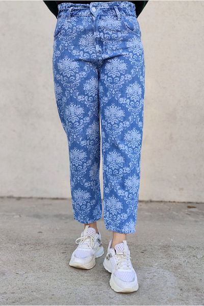 Moda Rosa 22k1779 - Blue - Patterned Denim