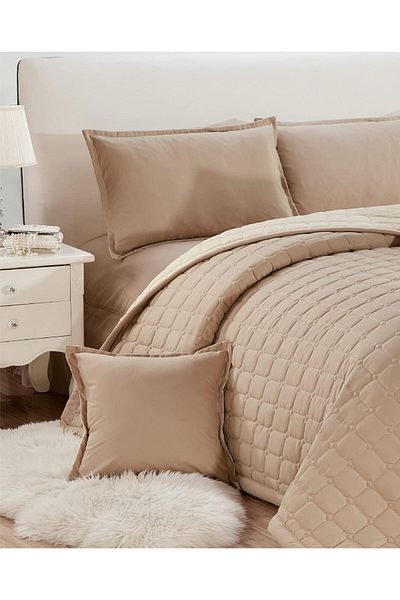erorex Compressed Dual Color 4 Pieces Comforter Set Single Size 160