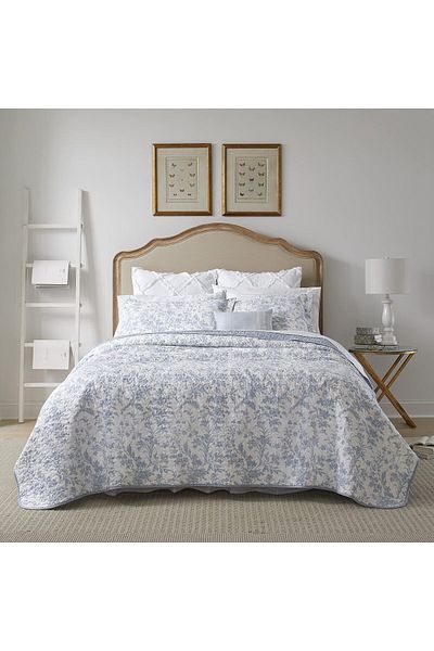 erorex Home Amberley Collection Quilt Set 100 Percent Cotton Breathable And Lightweight Reversible Bedding