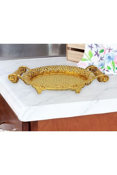 TrentonGCC Elegant Ornate Serving Tray