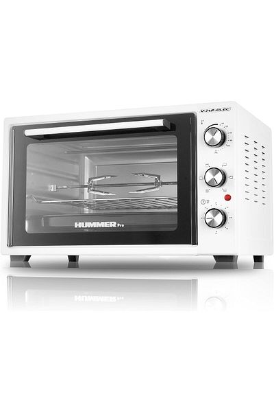 erorex 42L 2000W Electric Oven With Timer S S Heating Elements Thermostat Function Switch And Indicator