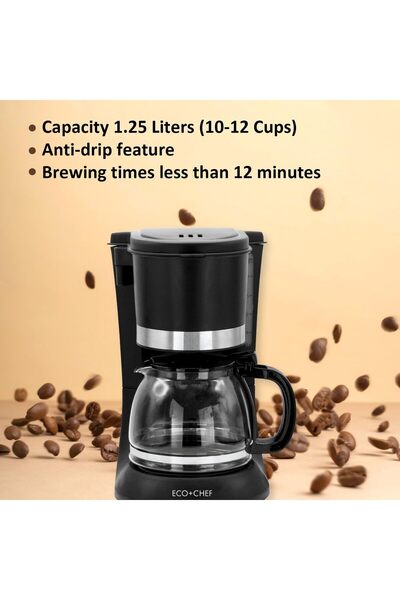 erorex Coffee Maker Model: Ocm125Lgl Stylish Comfortable Programmable Timer & Easy--Use Controls Perfect