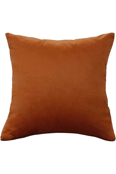 erorex Orange Velvet Decorative Solid Filled Cushion 45 * 45 Centimeter Am.Dc8025102570375 Pen