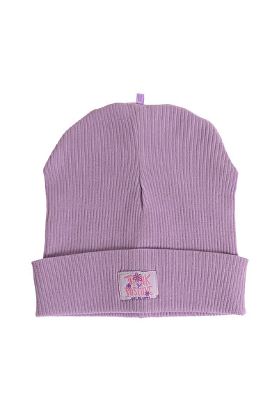 Little Plane Think Positive Kız Kaşkorse Örme Bere Kız Bebek