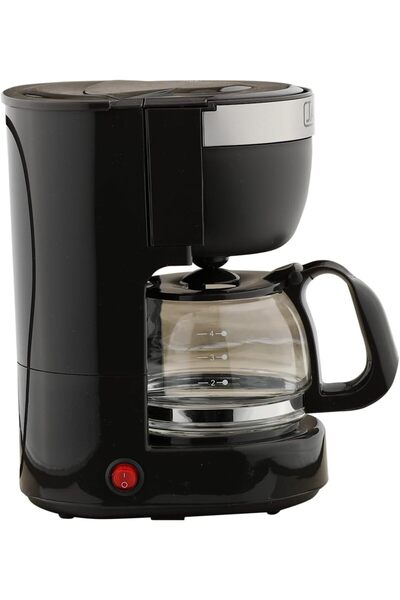 erorex 0.65Liter 600W Electric Drip Coffee Maker 4-6 Cups Grey E03415 2 Years Warranty