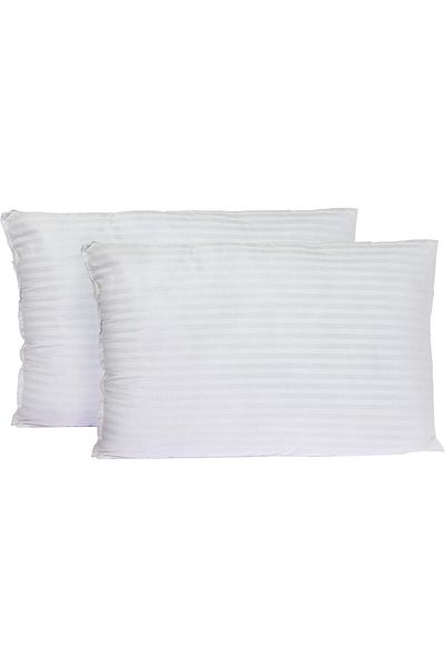 erorex Soft Stripe Hotel Pillow 1 Kg Pack Of 2 Pieces Size 50 X 75 Cm P 4 2 By Home Station Polyester