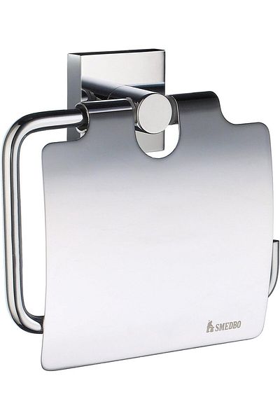 erorex Rk3414 Toilet Roll Holder With Lid Polished Chrome