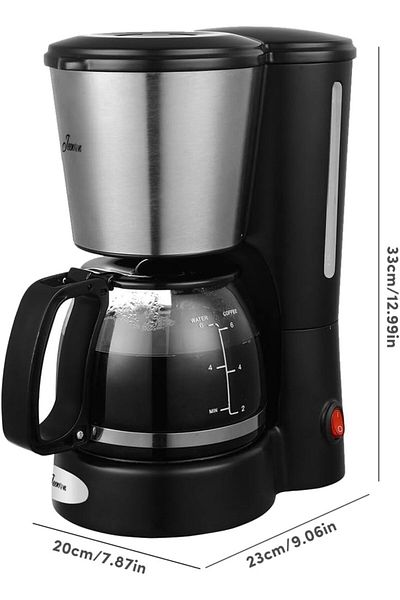 erorex Coffee Maker, 12-Cup Drip Coffee Machine,Anti-Drip Function, 1.5L Glass Carafe,900 Watts,Non-Stick